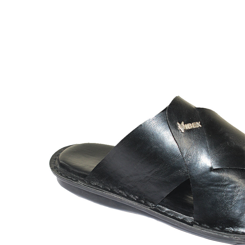 Handmade Slipper BLACK Light Weight & Soft