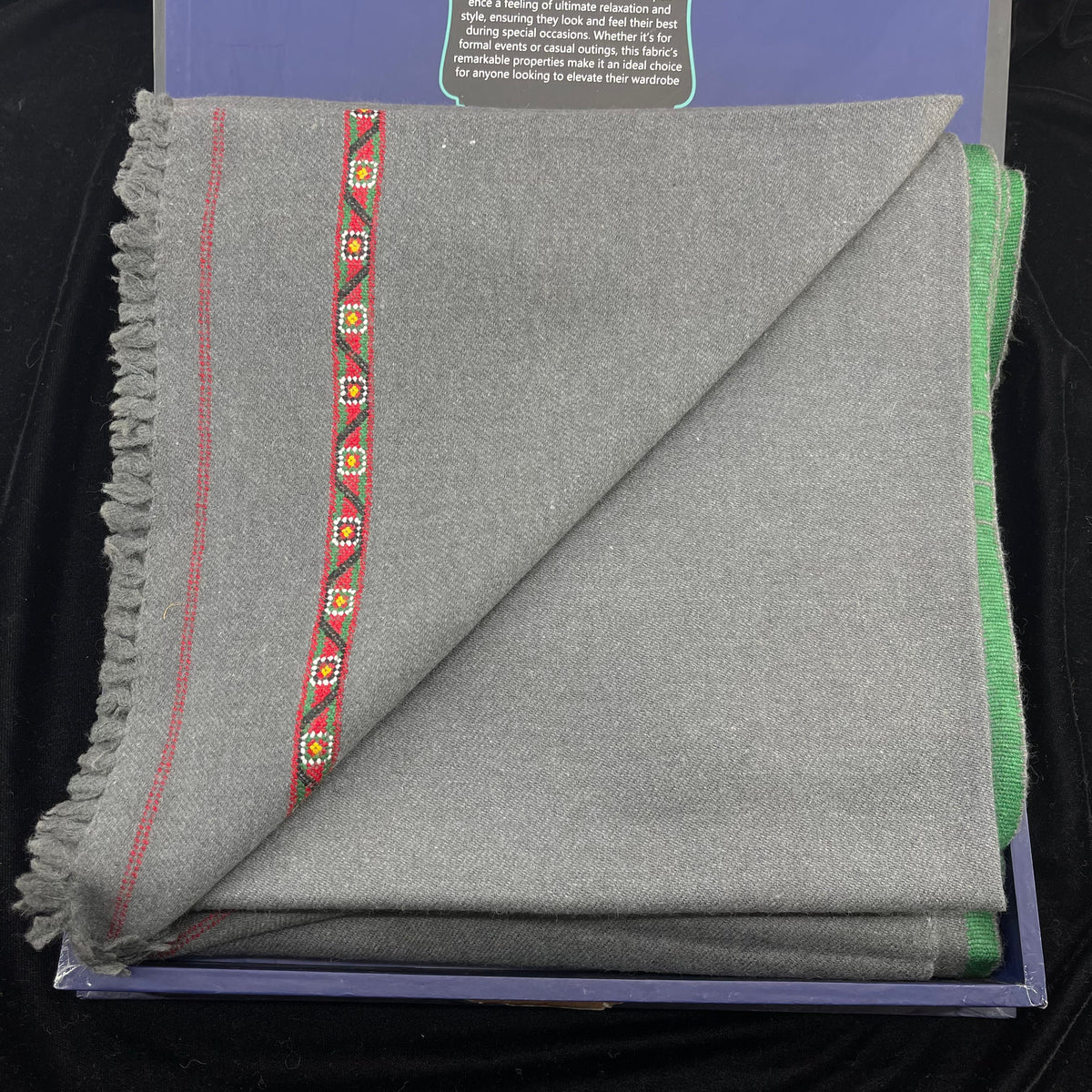 Herati Wool Shawl — Elegance from Afghanistan Brownish Color