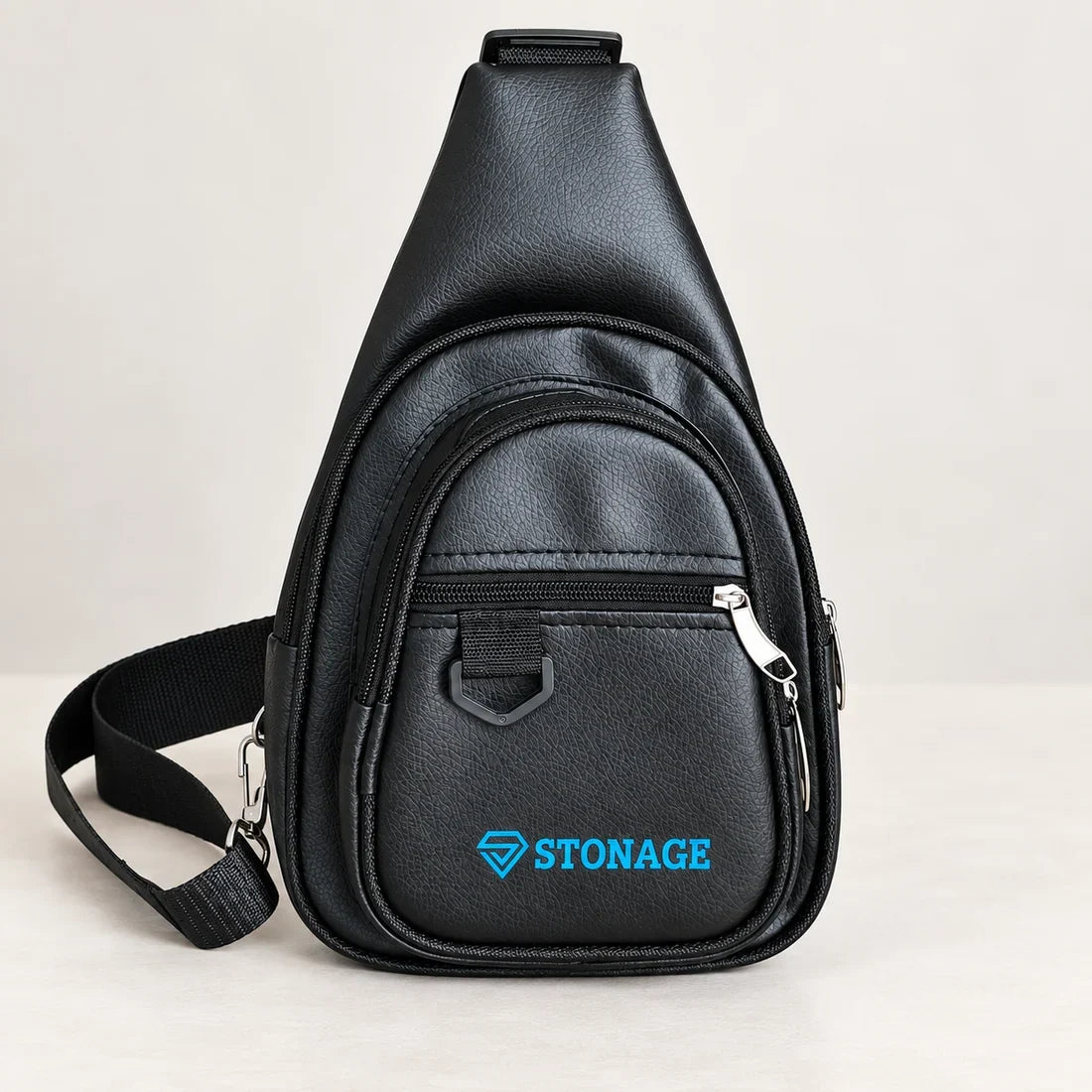 Handmade Cross Body Bag for Umrah, with Adjustable 2 sided belt & 3 Secure Pockets