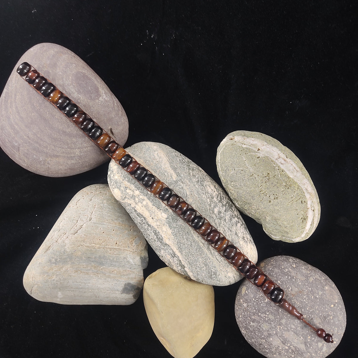Brown Aqeeq  Stone Tasbeeh Turkish Style  12mm/33 Beads