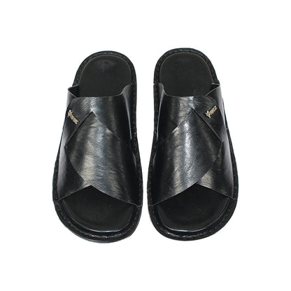 Handmade Slipper BLACK Light Weight & Soft