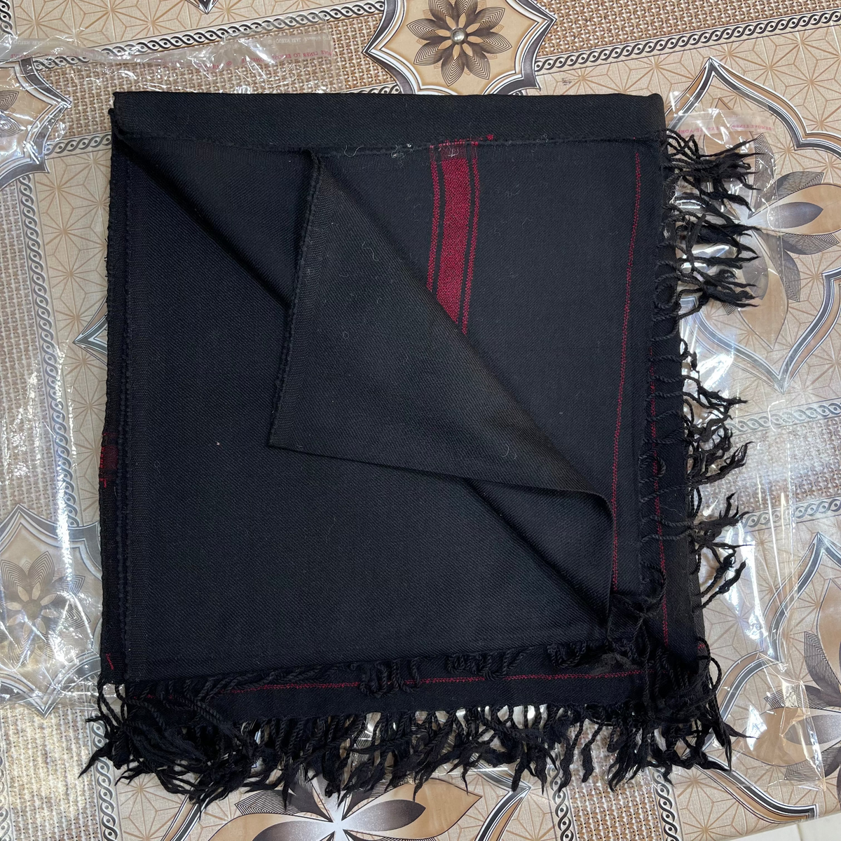 Shah-tosh Swati Shawls — Premium-Soft Elegance- Plain White
