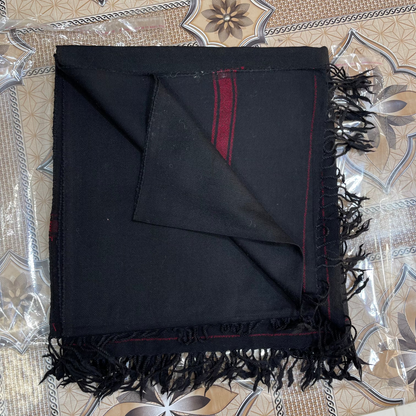 Shah-tosh Swati Shawls — Premium-Soft Elegance- Plain White
