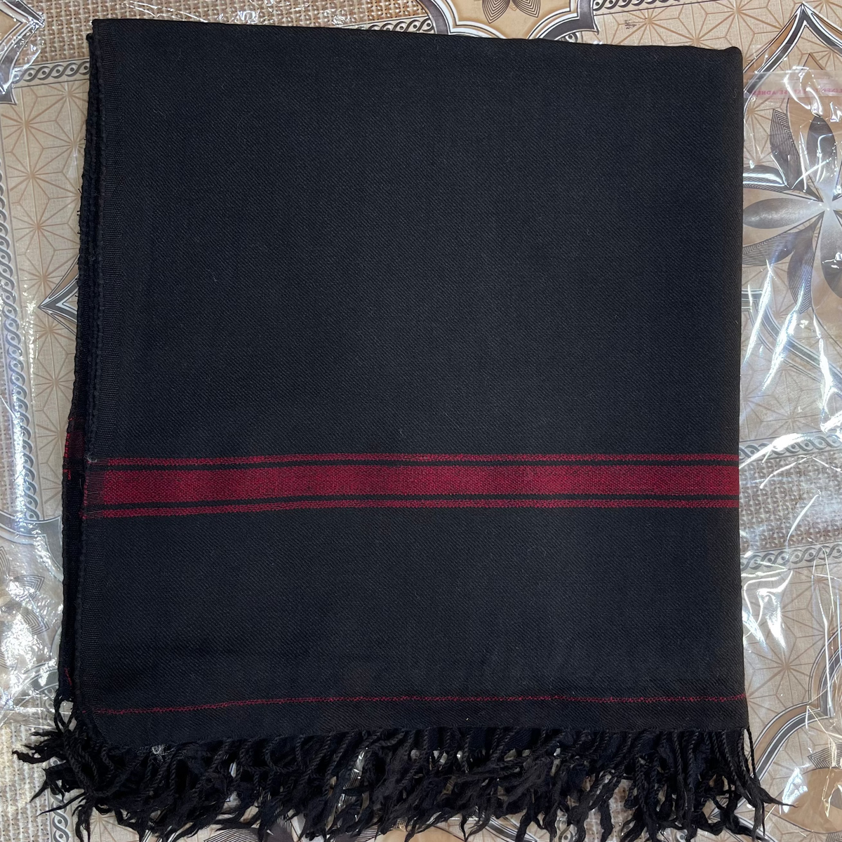 Shah-tosh Swati Shawls — Premium-Soft Elegance- Plain White