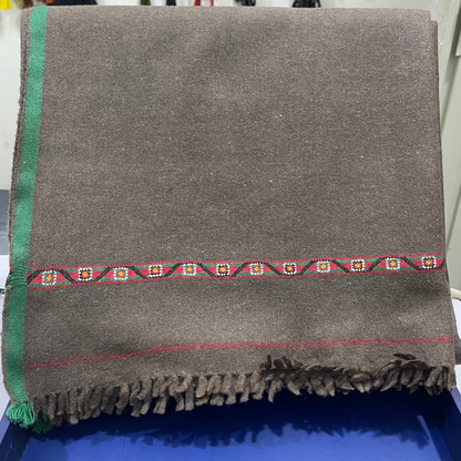 Herati Wool Shawl — Elegance from Afghanistan Brownish  Color
