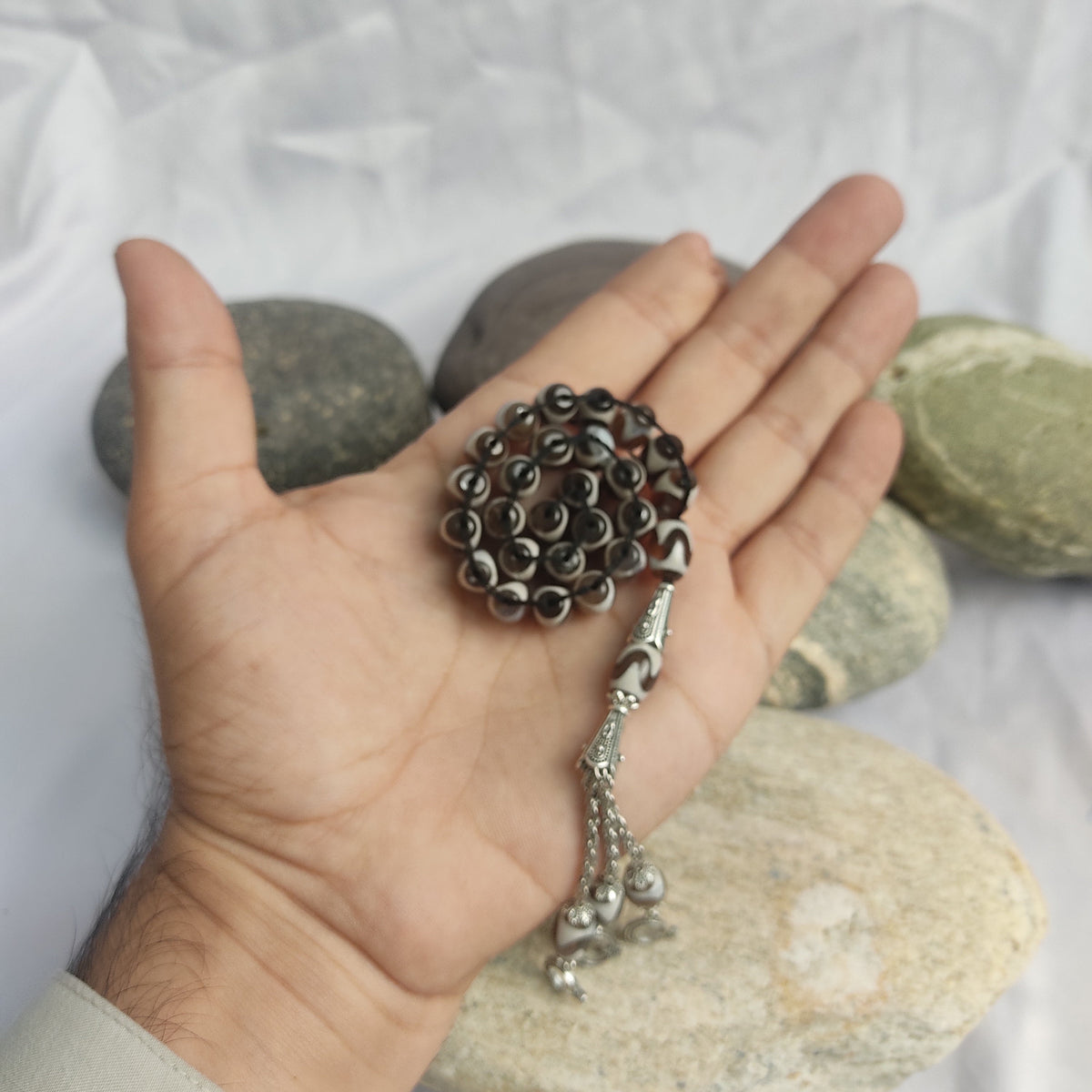 Tibatian Hamalayan  Turkish Style Tasbeeh  12mm/25 Beads