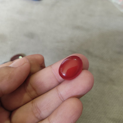 Yamni Aqeeq Stone (Brownish) Reddish  Size SA-104