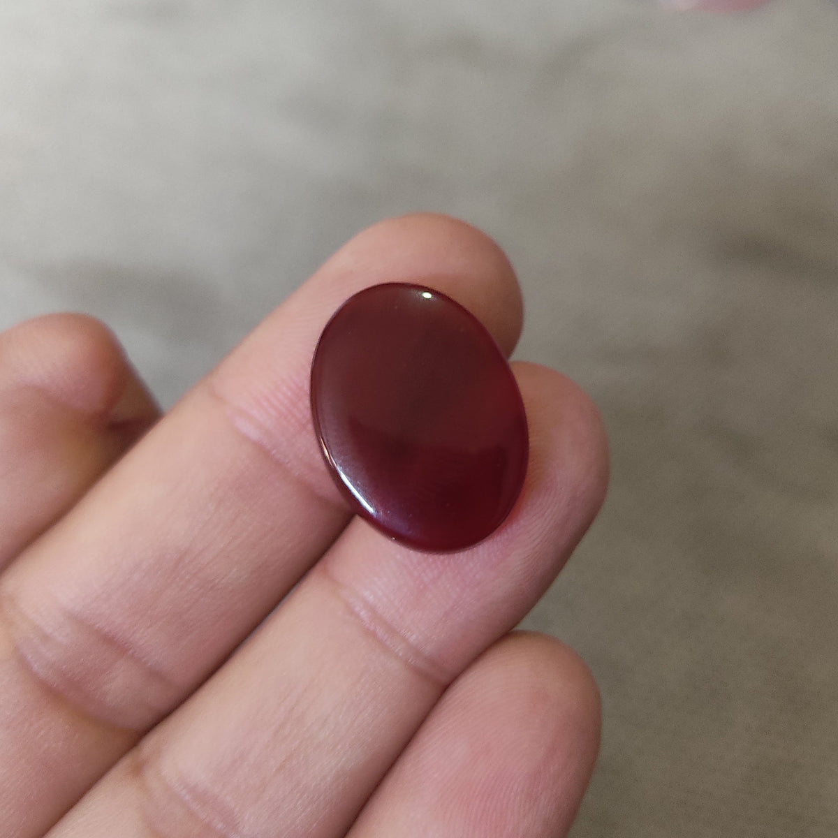 Yamni Aqeeq Stone (Brownish) Slim  Size SA-103