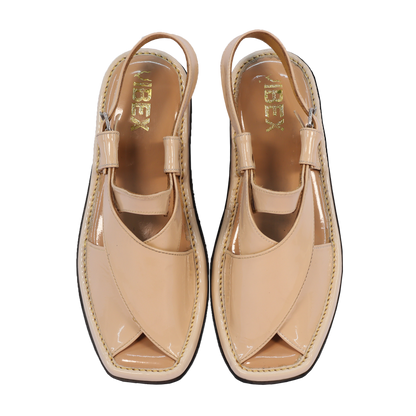 Ladies Peshawari Chappal Peach.