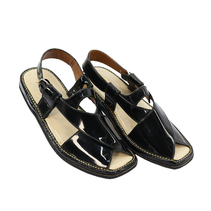 Ladies Peshawari Chappal Black.