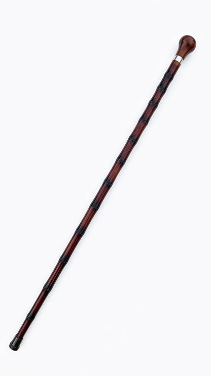 Gol Premium Head Dark Brown Walking Stick
