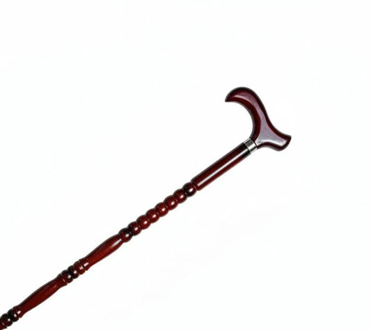 Wood Walking Cane Dark Brown